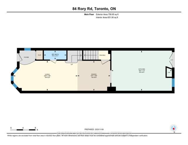 84 Rory Rd, House attached with 3 bedrooms, 4 bathrooms and 4 parking in Toronto ON | Image 21