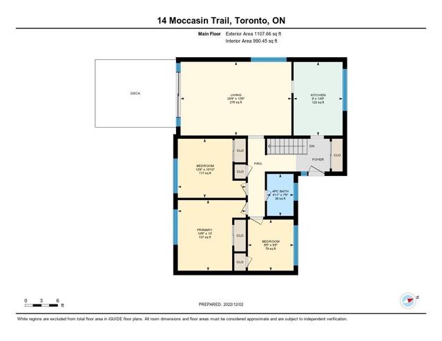 14 Moccasin Tr, House detached with 3 bedrooms, 2 bathrooms and 4 parking in Toronto ON | Image 20