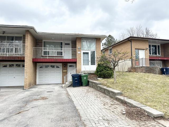 55 James Gray Dr, House semidetached with 3 bedrooms, 2 bathrooms and 2 parking in Toronto ON | Image 1