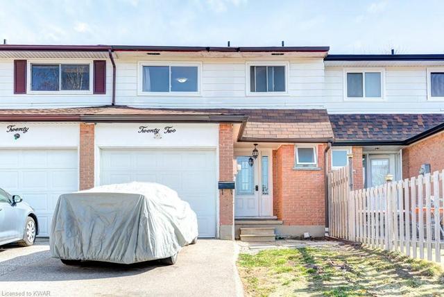22 Obermeyer Drive, House attached with 3 bedrooms, 1 bathrooms and 3 parking in Kitchener ON | Image 1