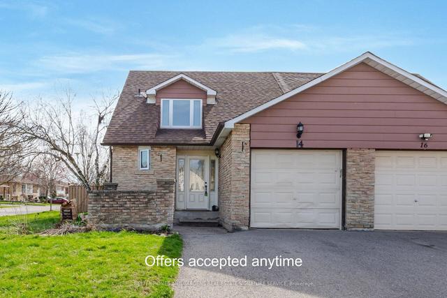 14 Nancy Mccredie Dr W, House semidetached with 3 bedrooms, 2 bathrooms and 4 parking in Brampton ON | Image 1