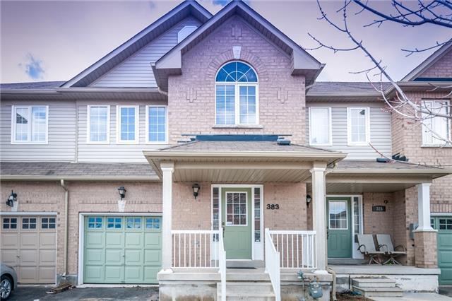 383 Hobbs Cres, House attached with 3 bedrooms, 3 bathrooms and 1 parking in Milton ON | Image 1