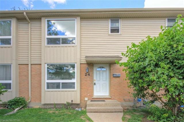 24 - 626 Wharncliffe Road S, House attached with 3 bedrooms, 1 bathrooms and 1 parking in London ON | Image 1