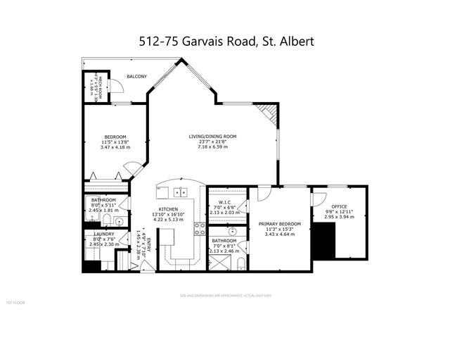 512 - 75 Gervais Rd, Condo with 2 bedrooms, 2 bathrooms and 2 parking in St. Albert AB | Image 51