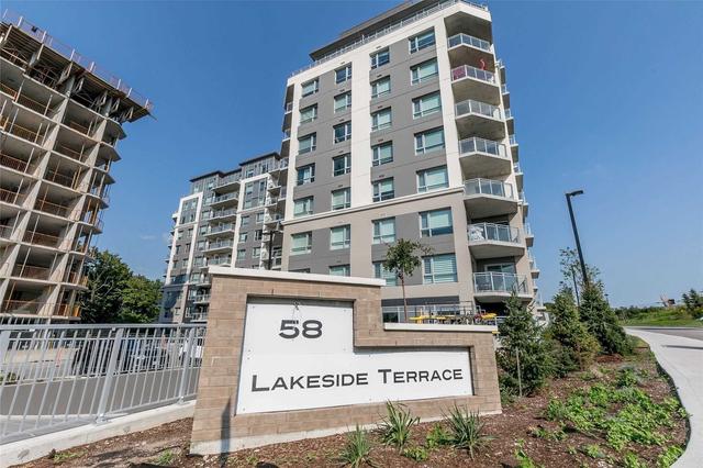 108 - 58 Lakeside Terr, Condo with 1 bedrooms, 1 bathrooms and 1 parking in Barrie ON | Card Image