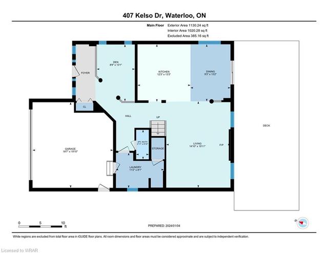 407 Kelso Drive, House detached with 3 bedrooms, 2 bathrooms and 4 parking in Waterloo ON | Image 32