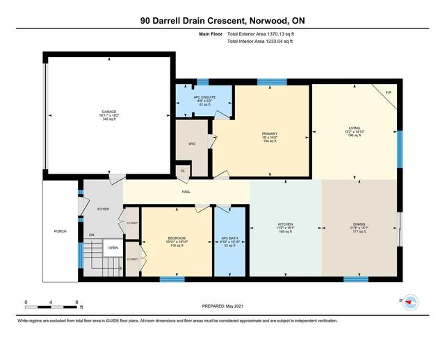 90 Darrell Drain Cres, House detached with 2 bedrooms, 3 bathrooms and 6 parking in Asphodel Norwood ON | Image 9