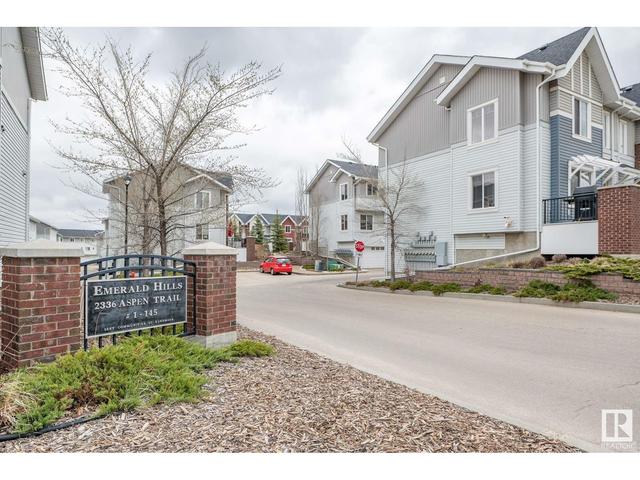 33 - 2336 Aspen Tr, House attached with 3 bedrooms, 2 bathrooms and null parking in Edmonton AB | Image 41