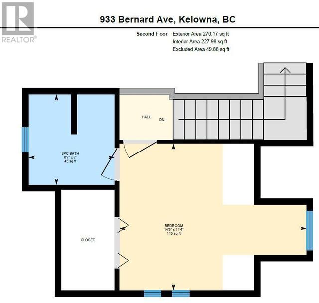 933 Bernard Avenue, House detached with 5 bedrooms, 2 bathrooms and 4 parking in Kelowna BC | Image 30