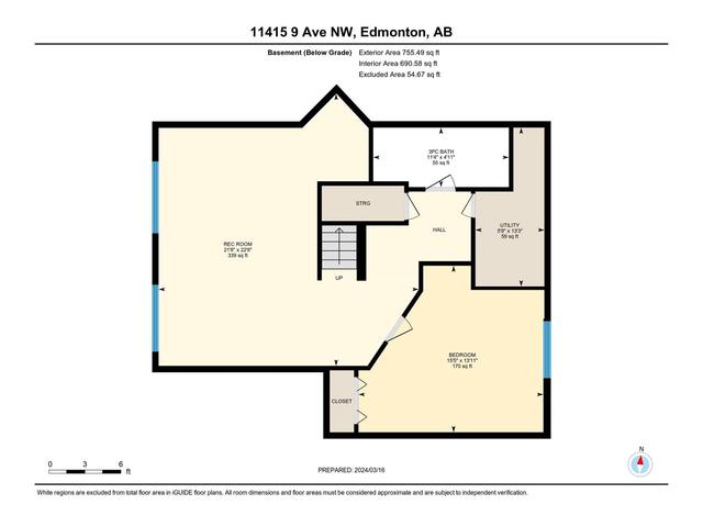11415 9 Av Nw, House detached with 4 bedrooms, 3 bathrooms and null parking in Edmonton AB | Image 43