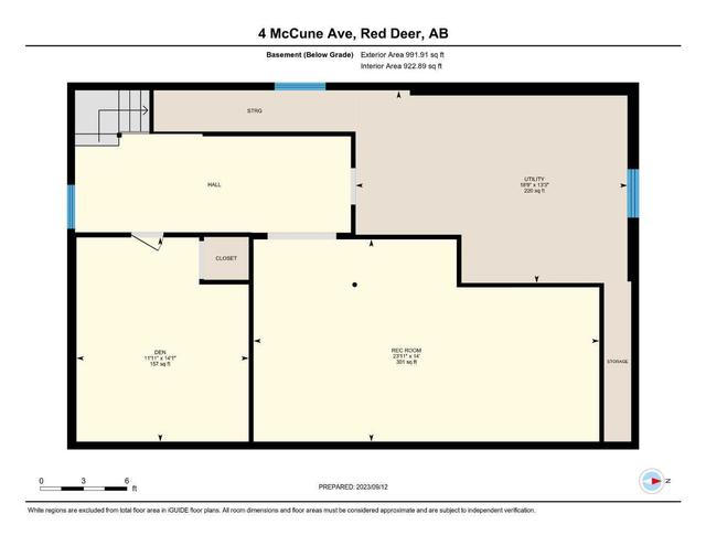 4 Mccune Avenue, House detached with 3 bedrooms, 1 bathrooms and 1 parking in Red Deer AB | Image 30