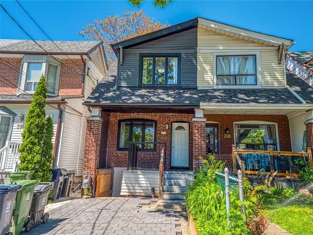 Upper - 376 Rhodes Ave, House semidetached with 3 bedrooms, 2 bathrooms and 1 parking in Toronto ON | Image 1