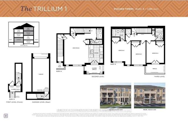 block 2 - lot 21 Fieldridge Cres, Townhouse with 3 bedrooms, 3 bathrooms and 1 parking in Brampton ON | Image 9