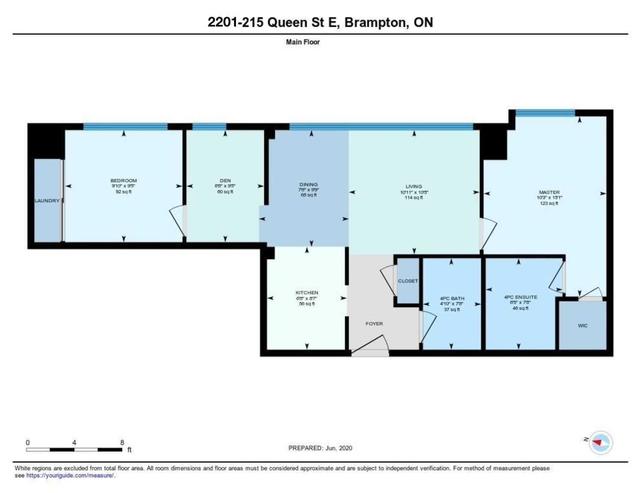2201 - 215 Queen St E, Condo with 2 bedrooms, 2 bathrooms and 2 parking in Brampton ON | Image 23