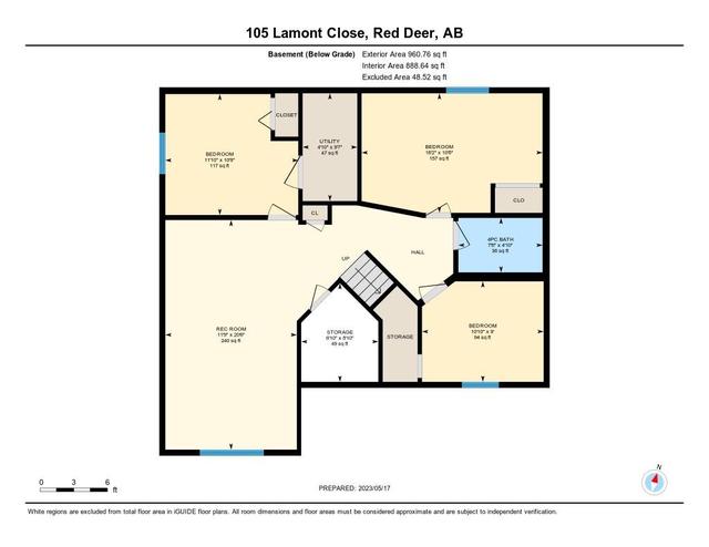 105 Lamont Close, House detached with 4 bedrooms, 3 bathrooms and 4 parking in Red Deer AB | Image 29