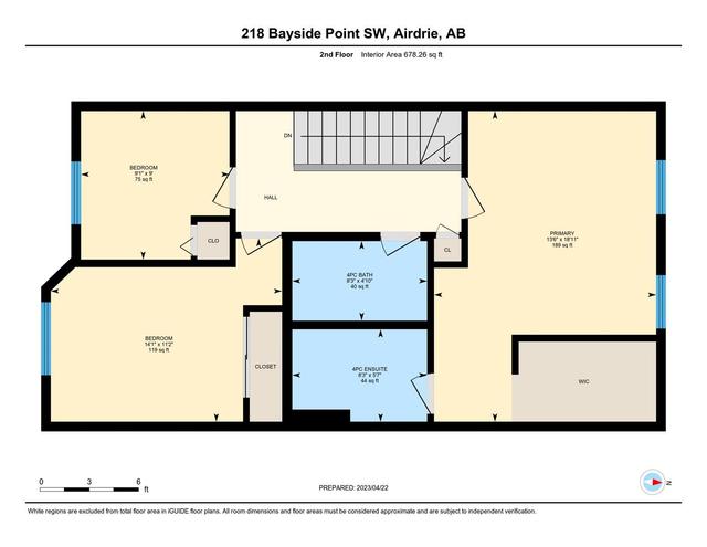 218 Bayside Point Sw, Home with 3 bedrooms, 2 bathrooms and 2 parking in Airdrie AB | Image 42