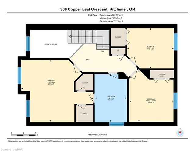 908 Copper Leaf Crescent, House detached with 4 bedrooms, 2 bathrooms and 3 parking in Kitchener ON | Image 44
