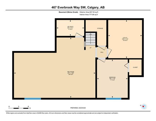 467 Everbrook Way Sw, House detached with 4 bedrooms, 3 bathrooms and 4 parking in Calgary AB | Image 35