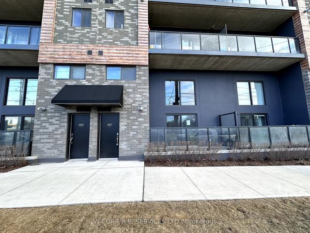 102 - 497 Horner Ave, Condo with 3 bedrooms, 2 bathrooms and 1 parking in Toronto ON | Image 3