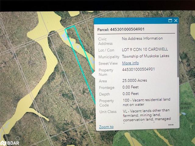 lot 9 Con 10 Cardwell, Home with 0 bedrooms, 0 bathrooms and null parking in Muskoka Lakes ON | Image 7
