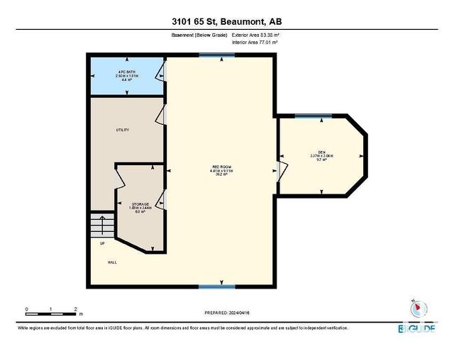 3101 65 St, House detached with 4 bedrooms, 3 bathrooms and null parking in Beaumont AB | Image 64