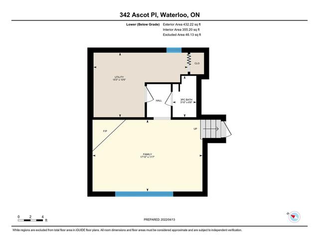 342 Ascot Pl, House detached with 3 bedrooms, 2 bathrooms and 3 parking in Waterloo ON | Image 35