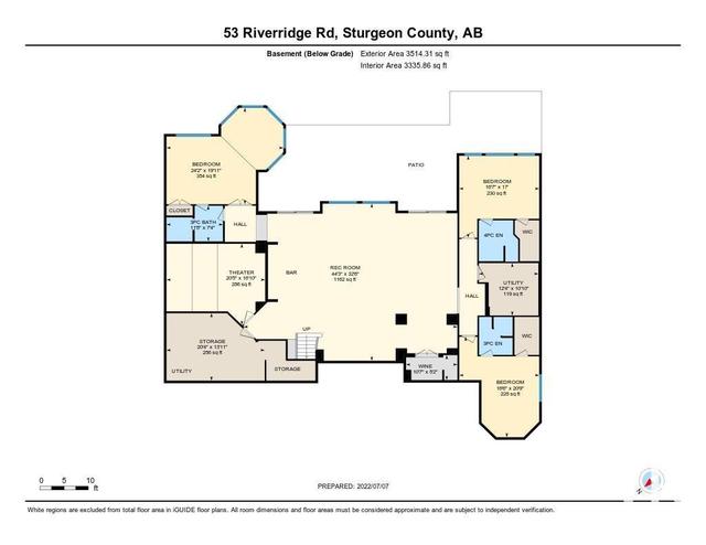 53 Riverridge Rd, House detached with 4 bedrooms, 0 bathrooms and null parking in Sturgeon County AB | Image 45