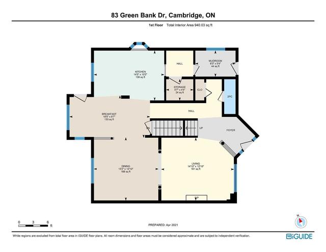 83 Green Bank Dr, House detached with 4 bedrooms, 4 bathrooms and 4 parking in Cambridge ON | Image 24