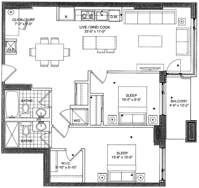 501 - 360 Patricia Ave, Condo with 2 bedrooms, 2 bathrooms and 1 parking in Ottawa ON | Image 8