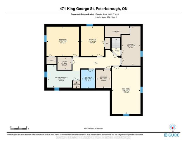 471 King George St, House detached with 2 bedrooms, 2 bathrooms and 4 parking in Peterborough ON | Image 18