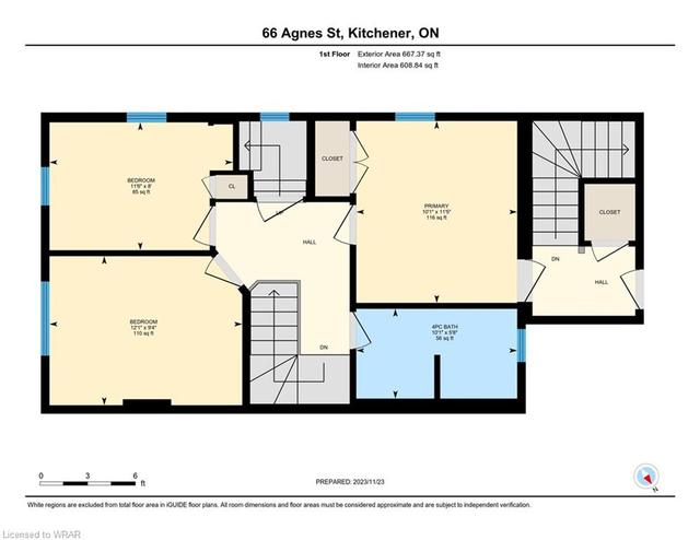 66 Agnes Street, House semidetached with 4 bedrooms, 2 bathrooms and 4 parking in Kitchener ON | Image 31