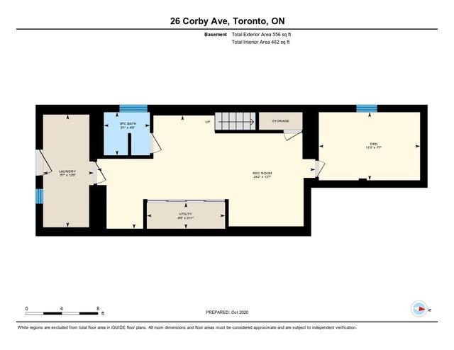 26 Corby Ave, House detached with 3 bedrooms, 2 bathrooms and 3 parking in Toronto ON | Image 17