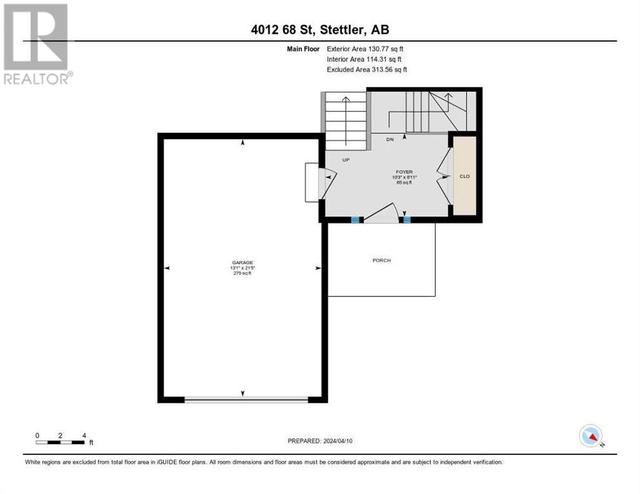 4012 68 Street, House semidetached with 4 bedrooms, 3 bathrooms and 2 parking in Stettler AB | Image 44