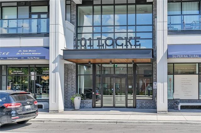 602 - 101 Locke Street S, Condo with 1 bedrooms, 1 bathrooms and null parking in Hamilton ON | Image 2
