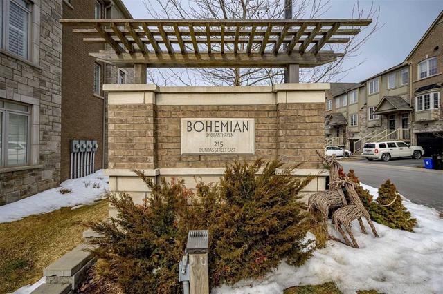 22 - 215 Dundas St, Townhouse with 3 bedrooms, 2 bathrooms and 2 parking in Hamilton ON | Image 30