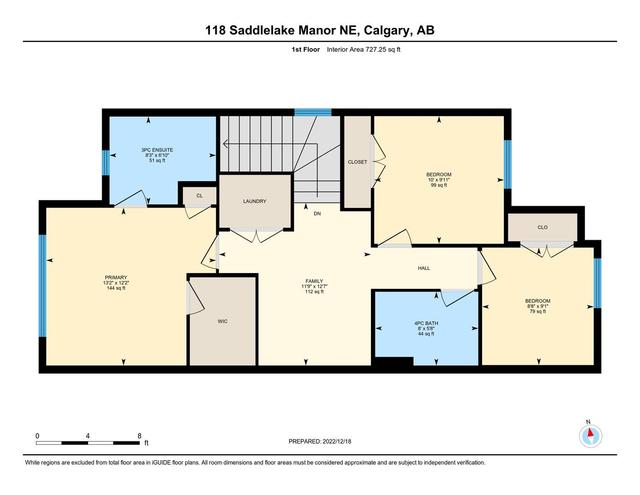 118 Saddlelake Manor Ne, Home with 3 bedrooms, 2 bathrooms and 4 parking in Calgary AB | Image 6