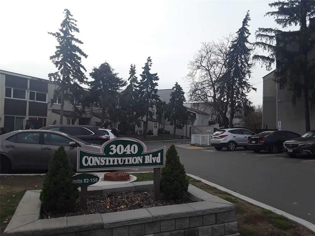 89 - 3040 Constitution Blvd, Townhouse with 3 bedrooms, 2 bathrooms and 1 parking in Mississauga ON | Card Image