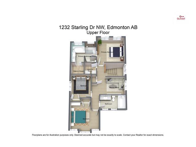 1232 Starling Dr Nw, House detached with 5 bedrooms, 3 bathrooms and 4 parking in Edmonton AB | Image 2