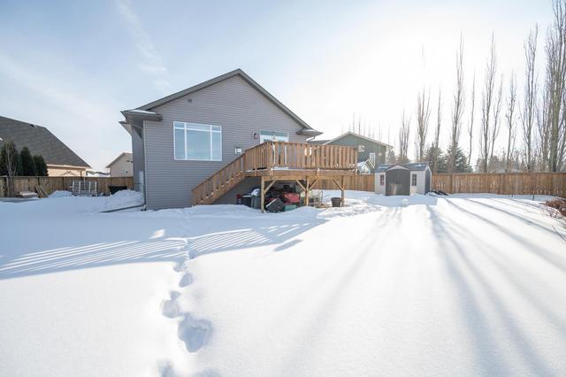 46 Estella Crescent, House detached with 4 bedrooms, 3 bathrooms and 5 parking in Lacombe AB | Image 37