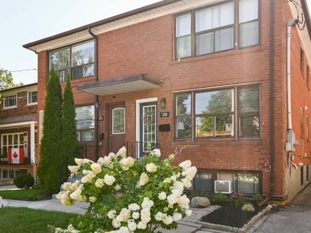 top - 226 Pickering St, House semidetached with 2 bedrooms, 1 bathrooms and 2 parking in Toronto ON | Image 1