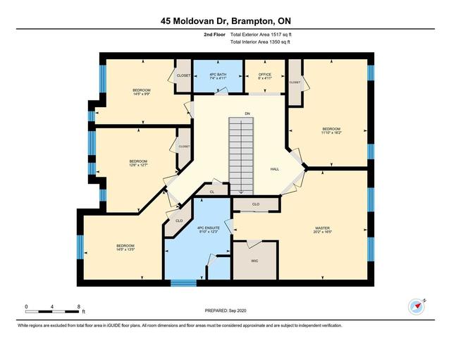 45 Moldovan Dr, House detached with 5 bedrooms, 4 bathrooms and 4 parking in Brampton ON | Image 22