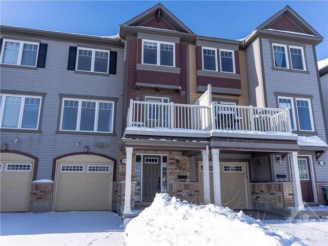 213 Andre Audet Avenue, Townhouse with 2 bedrooms, 2 bathrooms and 3 parking in Ottawa ON | Image 1