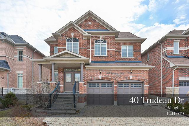 40 Trudeau Dr, House detached with 4 bedrooms, 5 bathrooms and 4 parking in Vaughan ON | Image 1