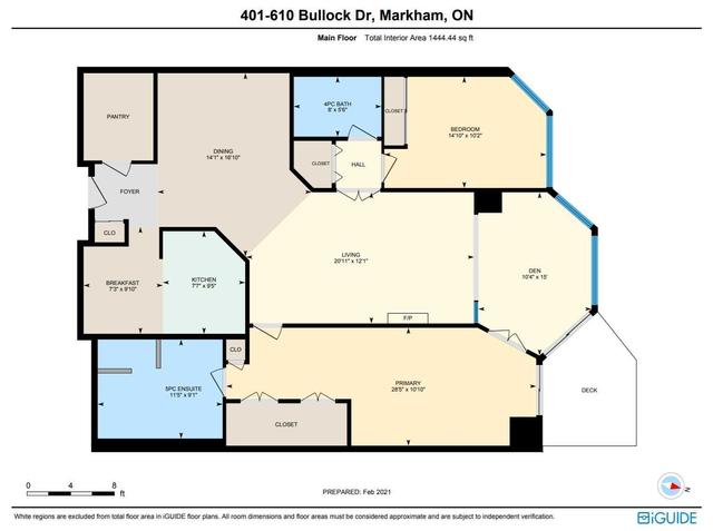 401 - 610 Bullock Dr, Condo with 2 bedrooms, 2 bathrooms and 1 parking in Markham ON | Image 16