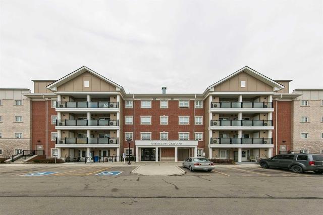 107 - 70 Baycliffe Cres, Condo with 1 bedrooms, 1 bathrooms and 1 parking in Brampton ON | Image 1