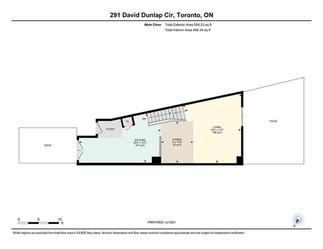 291 David Dunlap Circ, House attached with 3 bedrooms, 3 bathrooms and 3 parking in Toronto ON | Image 29