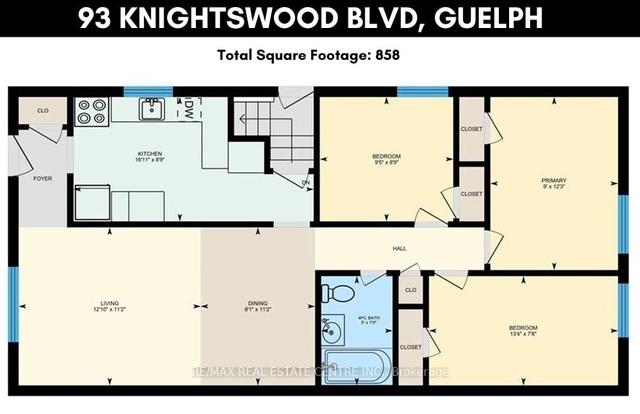 93 Knightswood Blvd, House semidetached with 3 bedrooms, 2 bathrooms and 3 parking in Guelph ON | Image 8
