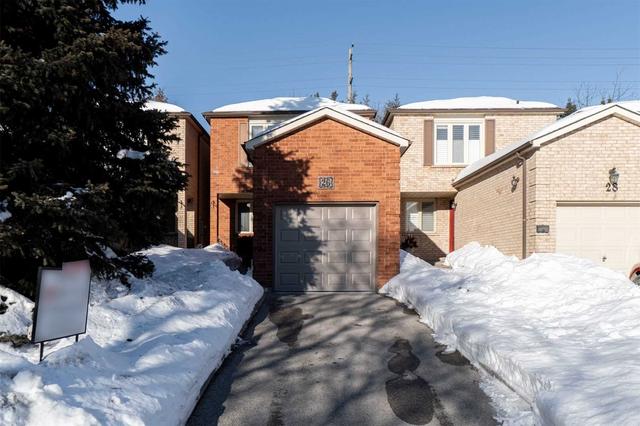 26 Augusta Crt, House attached with 3 bedrooms, 2 bathrooms and 3 parking in Markham ON | Image 1