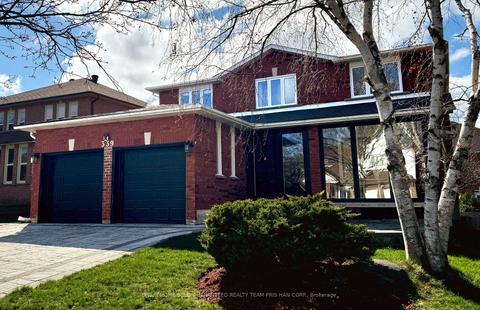 339 Manhattan Dr, House detached with 4 bedrooms, 4 bathrooms and 5 parking in Markham ON | Card Image
