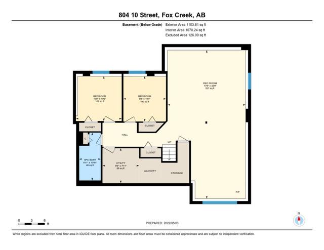 804 10 Street, House detached with 4 bedrooms, 3 bathrooms and 4 parking in Fox Creek AB | Image 17